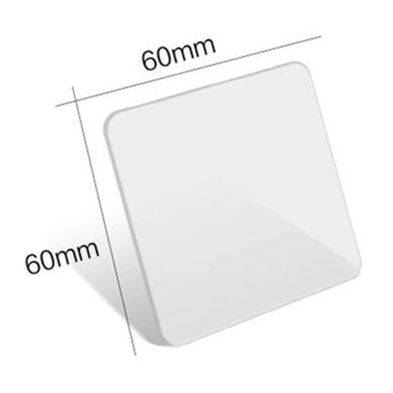 Double Sided Tape Sticky Tack Square Metal Adhesive Wall Hooks Hanger for Wall Mount for Jewelry Storage and Hanging Walls