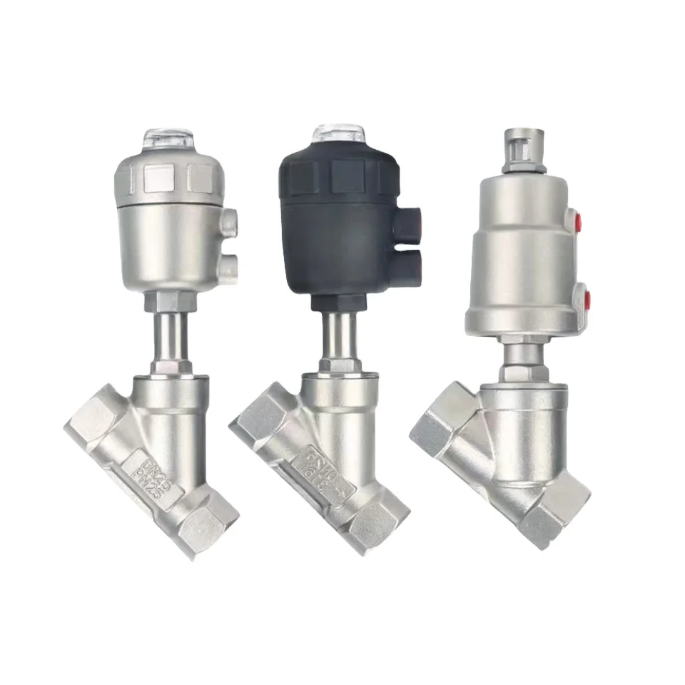 T style Stainless Steel Angle Seat Valve Steam Angle seat valve DN15 20 25 32 40 50