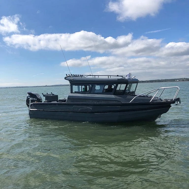 SK750XL 7,5 м Easycraft алюминиевая закрытая кабина, морские удовольствия, лодки для ловли тунца на продажу