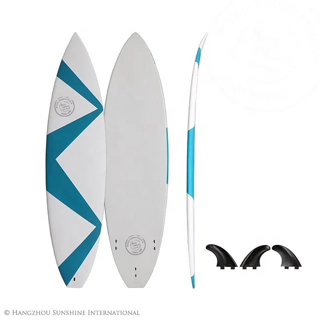 Wood Veneer Epoxy Surfboards Made in China Wooden Fish Tail Surf Board