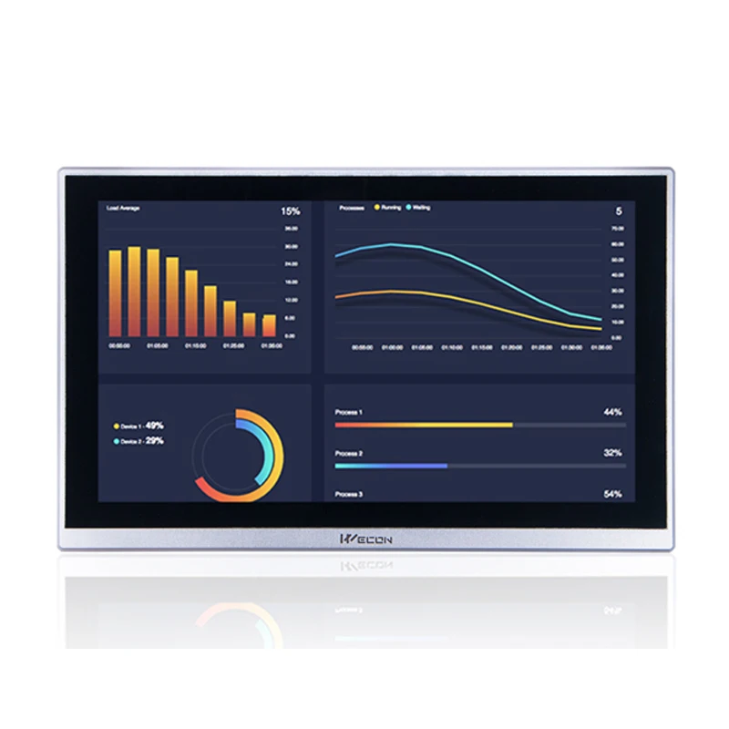 Wecon automation touch panel 15 inch big size tft lcd hmi screen