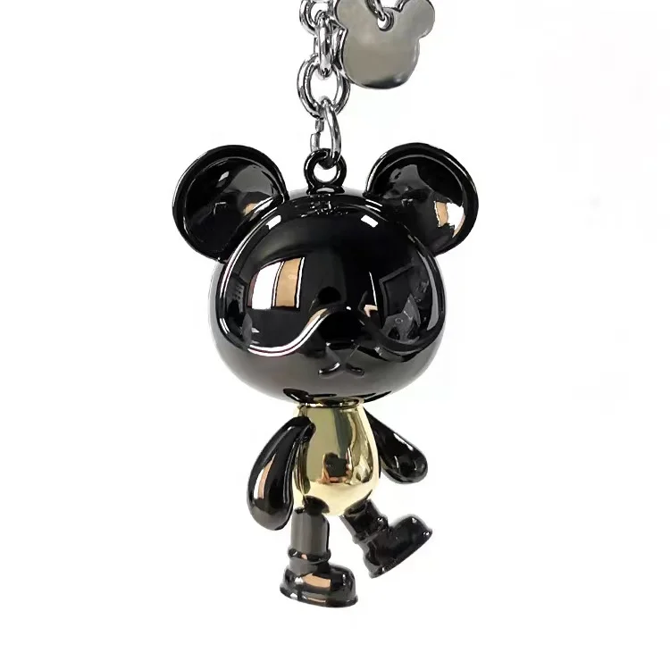 New Glossy Original Creative Movable Bear Bag Pendant Car Keychains