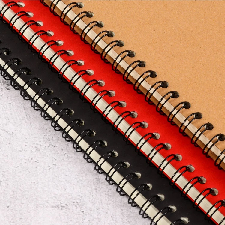 High Quality Customized Spiral Binding A5 Notebooks Woodfree Paper Notepad Use For Gift