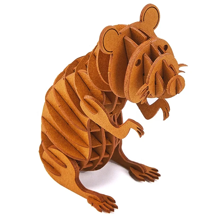 DIY model educational toy 3D puzzles Hamster home decoration board games jigsaw stem play kit kids gifts
