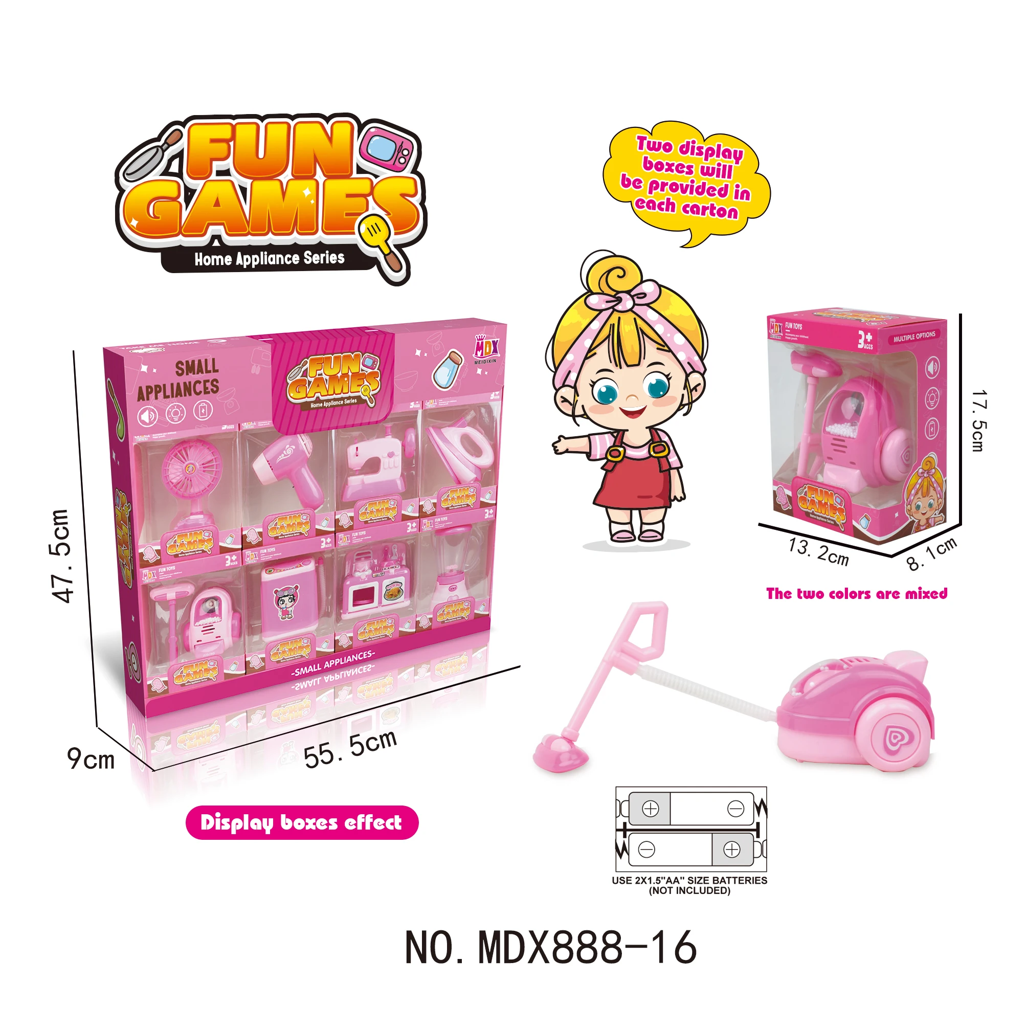 Educational Clean House Kitchen Home Appliances Series Wash Toys The Vacuum Cleaner Housekeeping Machine Fun Toy For Kids