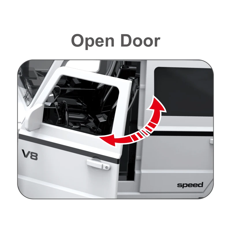 1:16 Off-Road Vehicle with  6 Wheel Drive Inertial Off-Road Vehicle best off road vehicles with light and music