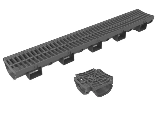 200*200 mm HDPE plastic grate drains plastic drainage channel