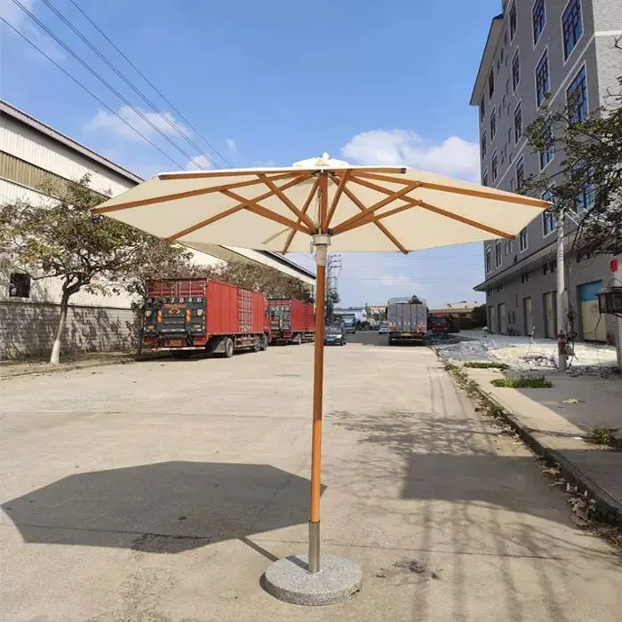 JXT High-end Factory Aluminum Sun Umbrella 280g Polyester super colorfastness Outdoor commercial Parasons on sale