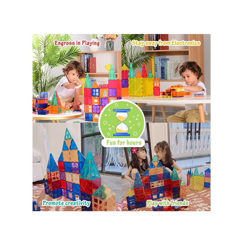 Factory Outlet Toys Magnetic Constructors Building Blocks Sets Handmade Designer Magnet