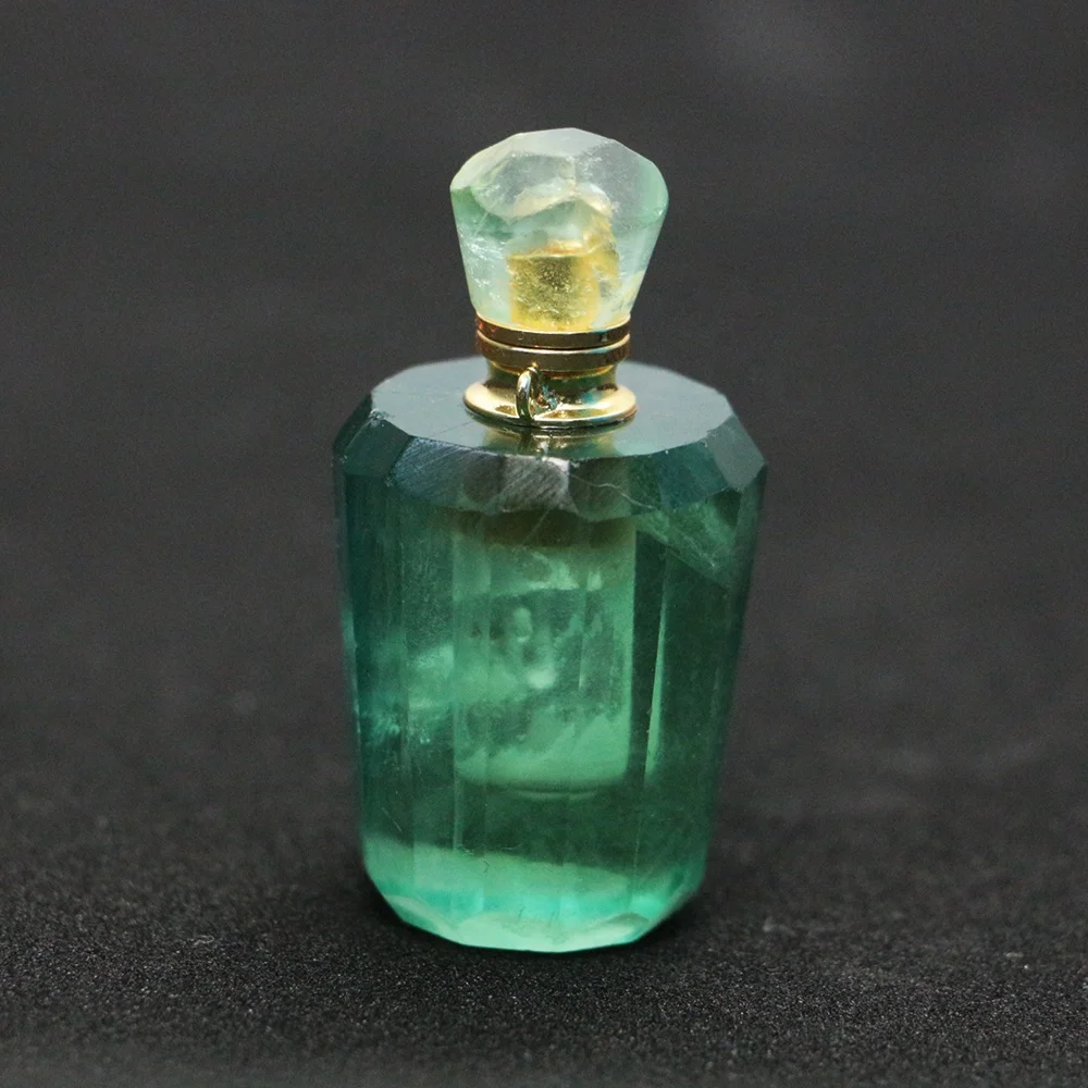LS-A067 trendy perfume bottle pendant fluorite pendant,citrine, blue lace agate,tiger eyes charm pendant gemstone hot selling