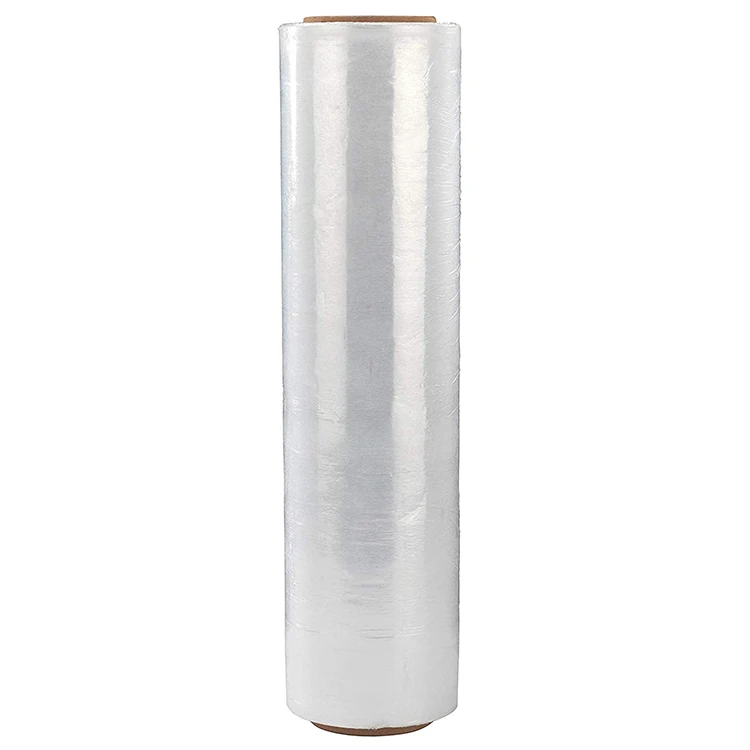 
Factory Price Transparent Manual Stretch Wrapper LLDPE Plastic Roll Film for packaging 