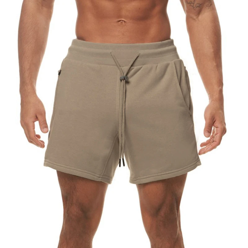 Men cotton Shorts Custom High Quality Cotton Fleece Training Jogger Running Casual French Terry Shorts Sweat Shorts