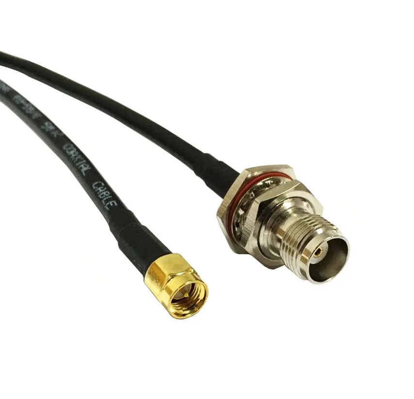 2M RG178 RG316 RG58 Cable TNC Female To SMA Male Connector Jumper Pigtail Cable