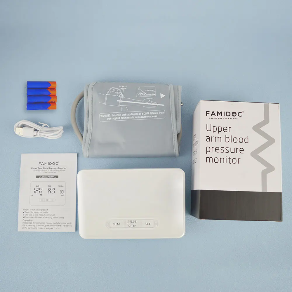 Bluetooth blood pressure monitor arm sphygmomanometer BP machine upper arm