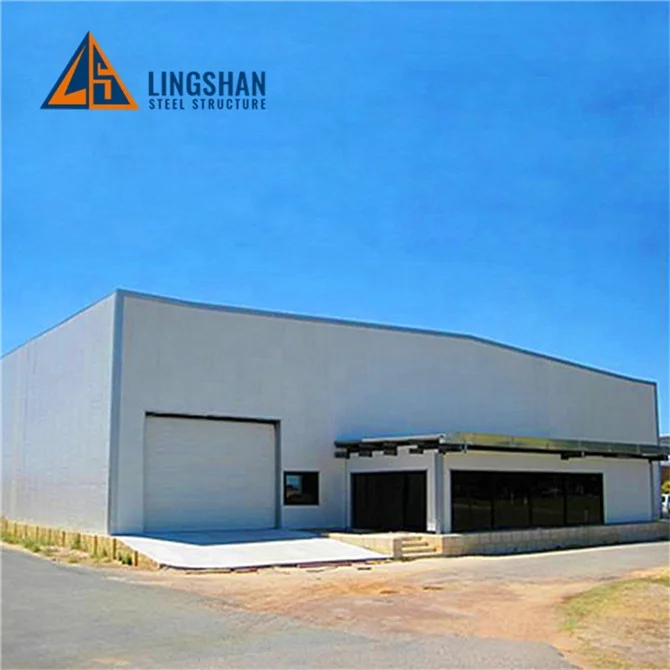Low price prefab steel hangar design industrial shed metal building material sale