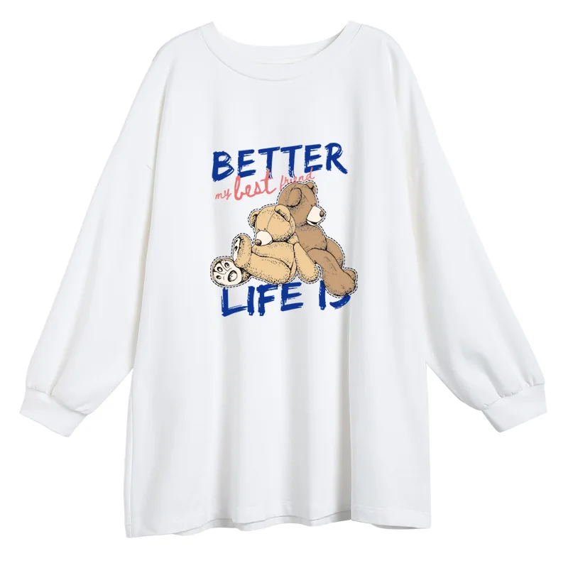 Осенний костюм для беременных модная футболка с длинным рукавом новый Топ Интернет знаменитостей большой размер свитер осень 2021 весна и осень