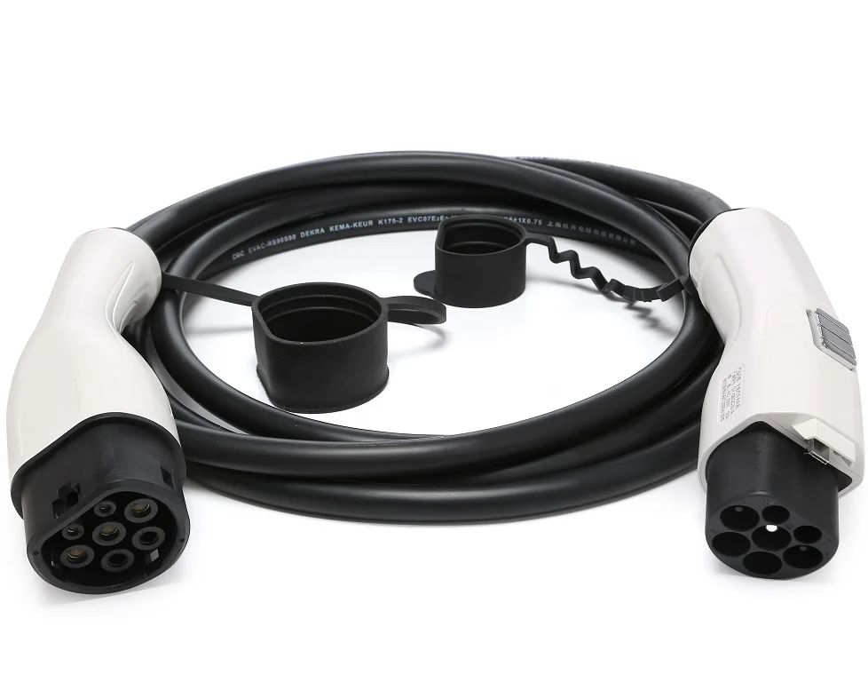 China Electric Vehicle Charging 16A Power Adapter 110V 220V 380V Portable EV Charger with 5M Cable Custom Length