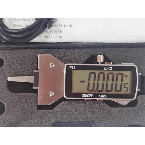 Support Recharge 0-25MM LCD Tyre Tread Gauge Caliper Digital Tread Depth Gauge