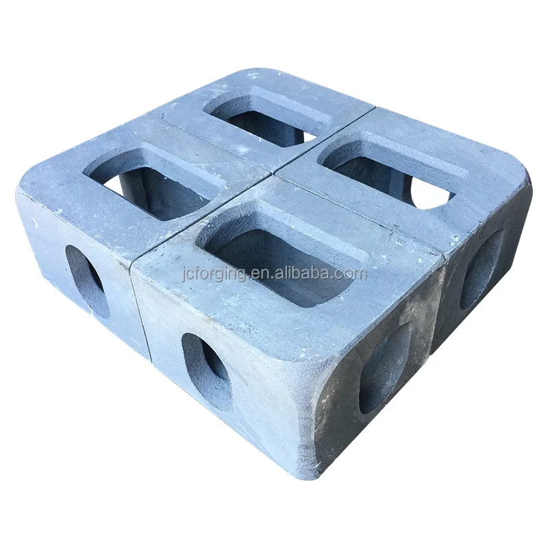 ISO1161 corner castings corten steel three-holed blocks shipping containers