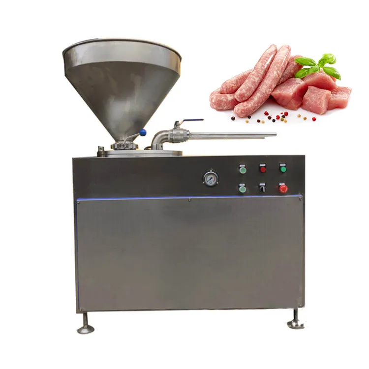 Industrial Sausage Maker Make Machine Vertical 2 Speed Electric Automatic Hydraulic Sausage Stuffer
