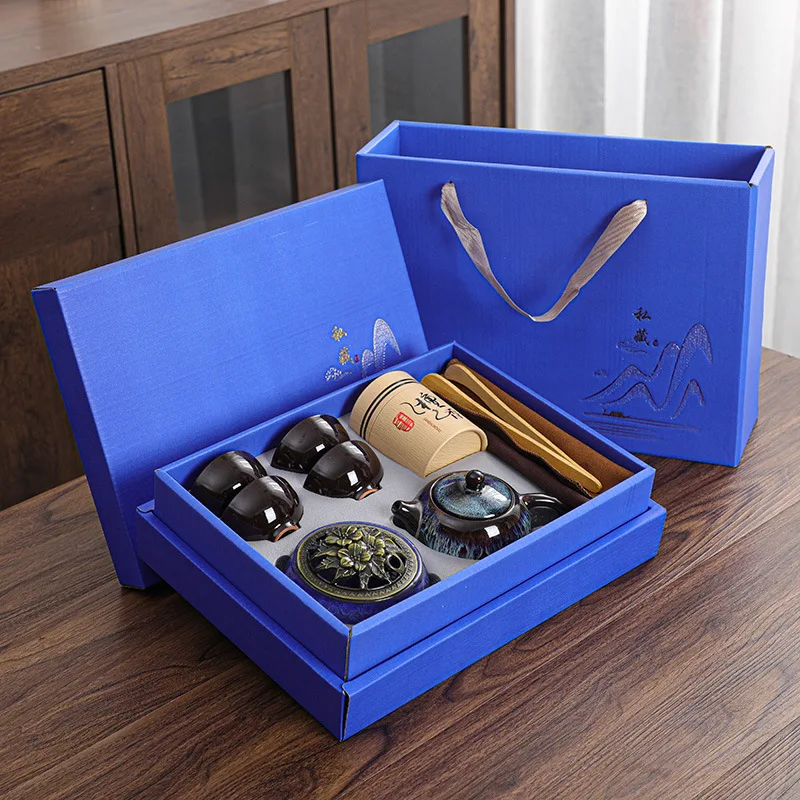 Newell Japanese Style Various Types Matcha Making Tools Custom Printed Gift Box Bamboo Tea Whisk Matcha Set for Tea Ceremony