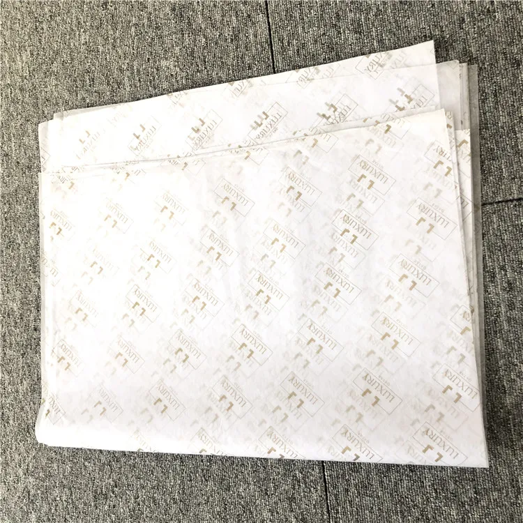 Logo packaging wrapping tissue paper custom package tissue paper