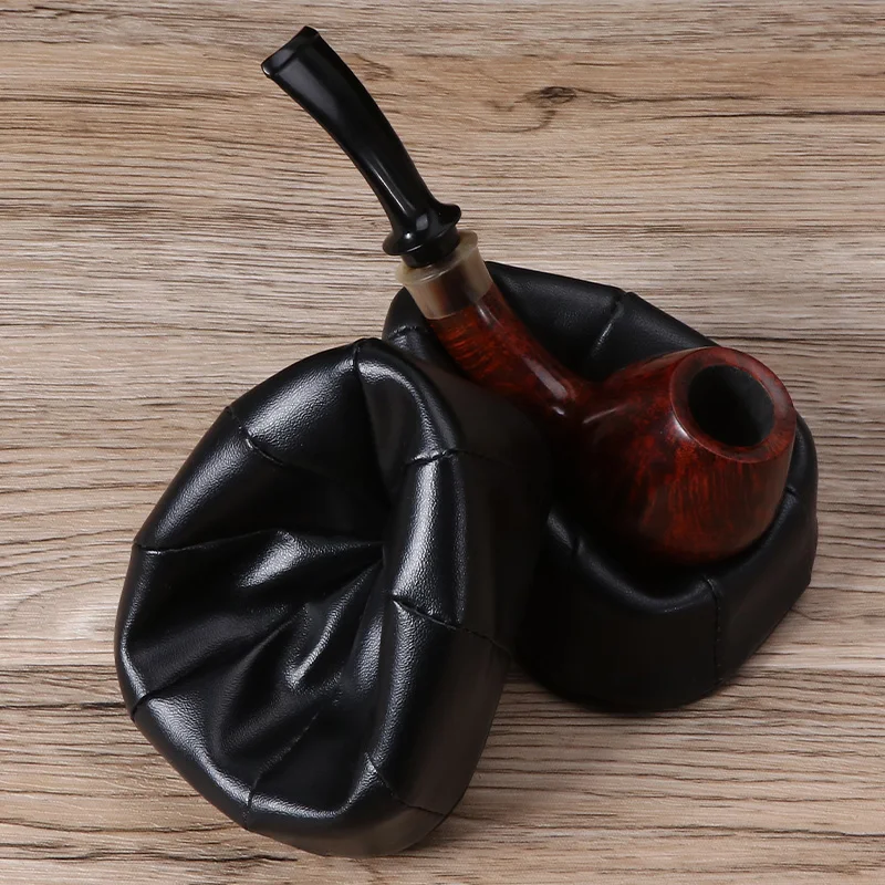 Novel Design Sheepskin Smoking Accessories Smoking Pipe Holder New Arrival High Quality Tobacco Pipe Stand Holder
