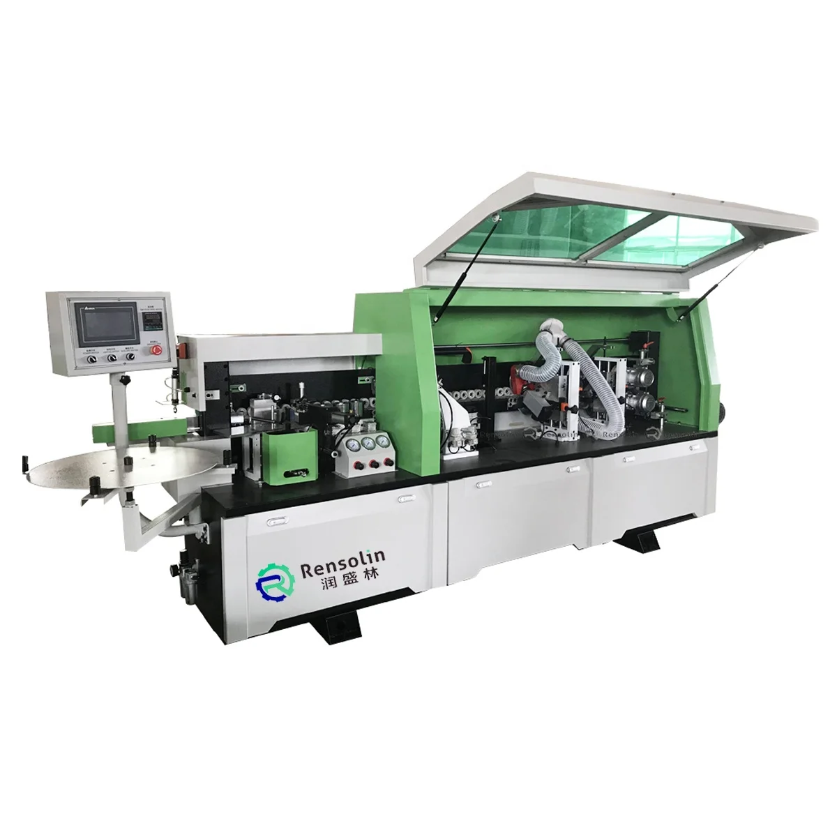 multifunction home cabinet teco automatic lifting wood fung pvc cnc edge banding tape machine