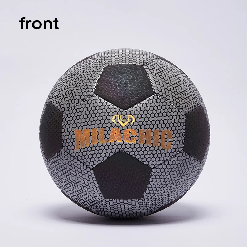 Professional customization of high-quality standard size 5 football PU machine sewing reflective  football