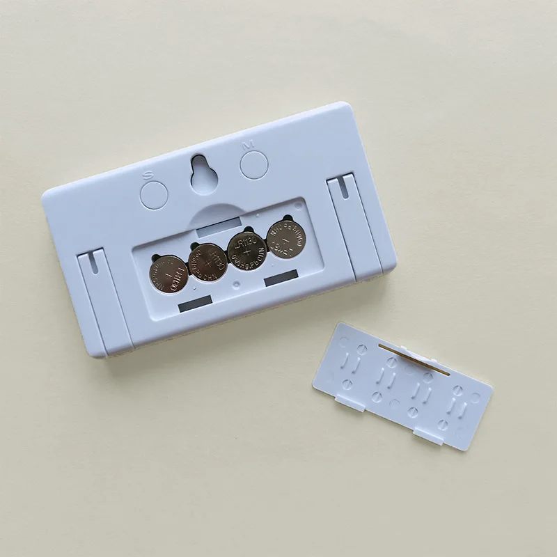 Custom Digital Electric Clock Calendar with Date Time Alarm and Snooze LED Mirror Smart Clocks for Home