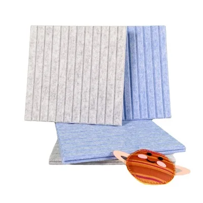  Sound Absorbing Acoustic Panel Clothing Acoustical Paneling for Recording Studio Fabric Wall Edge Resin Glass Frame Wool