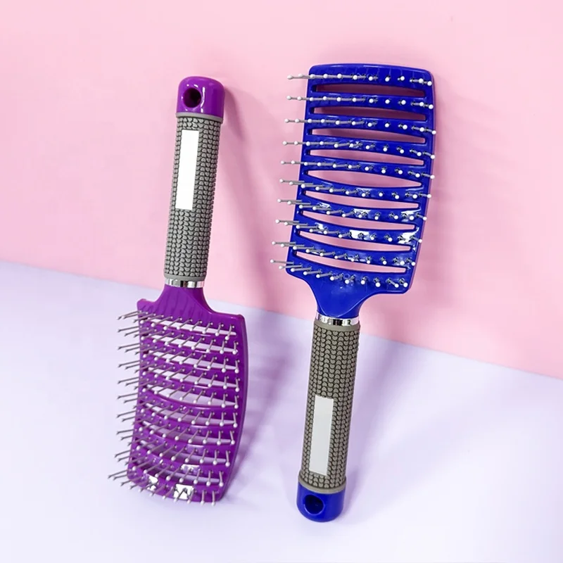 Wholesale Custom Logo Original Curly 4C Wet And Dry Hair Detangler Brush Detangling Hair Brush For Afro Black Natural Hair