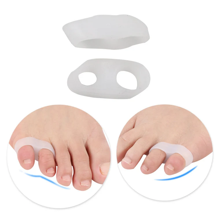 wholesale cheap price feet overlapping pinky toes hallux valgus silicone toe spreader