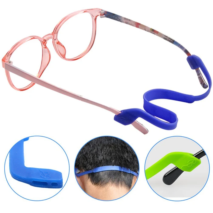 Soft Eyewear Retainer Eyeglasses Holder Ear Grip Hooks Anti-Slip Silicone Glasses Straps