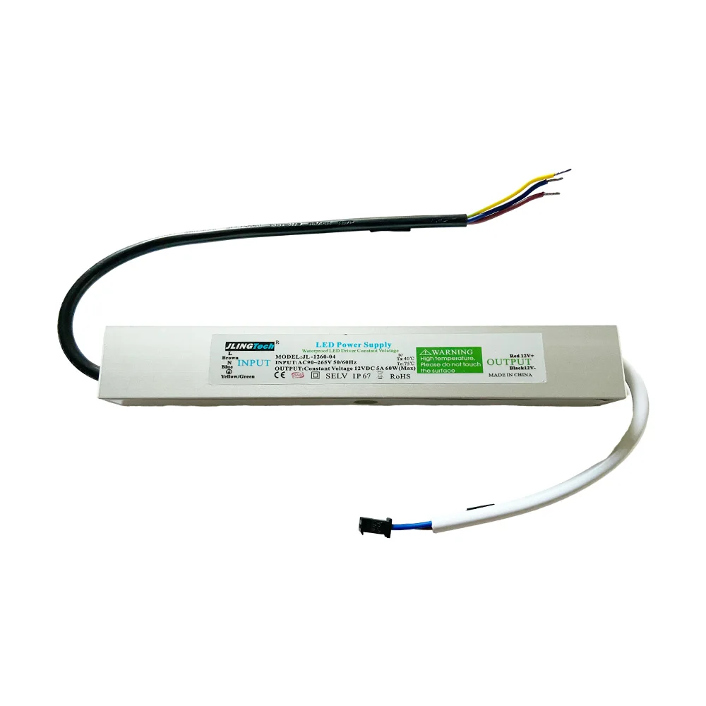Factory Price Wholesale Led Driver 60w 12v Ip67 Waterproof 110-240v Led Driver