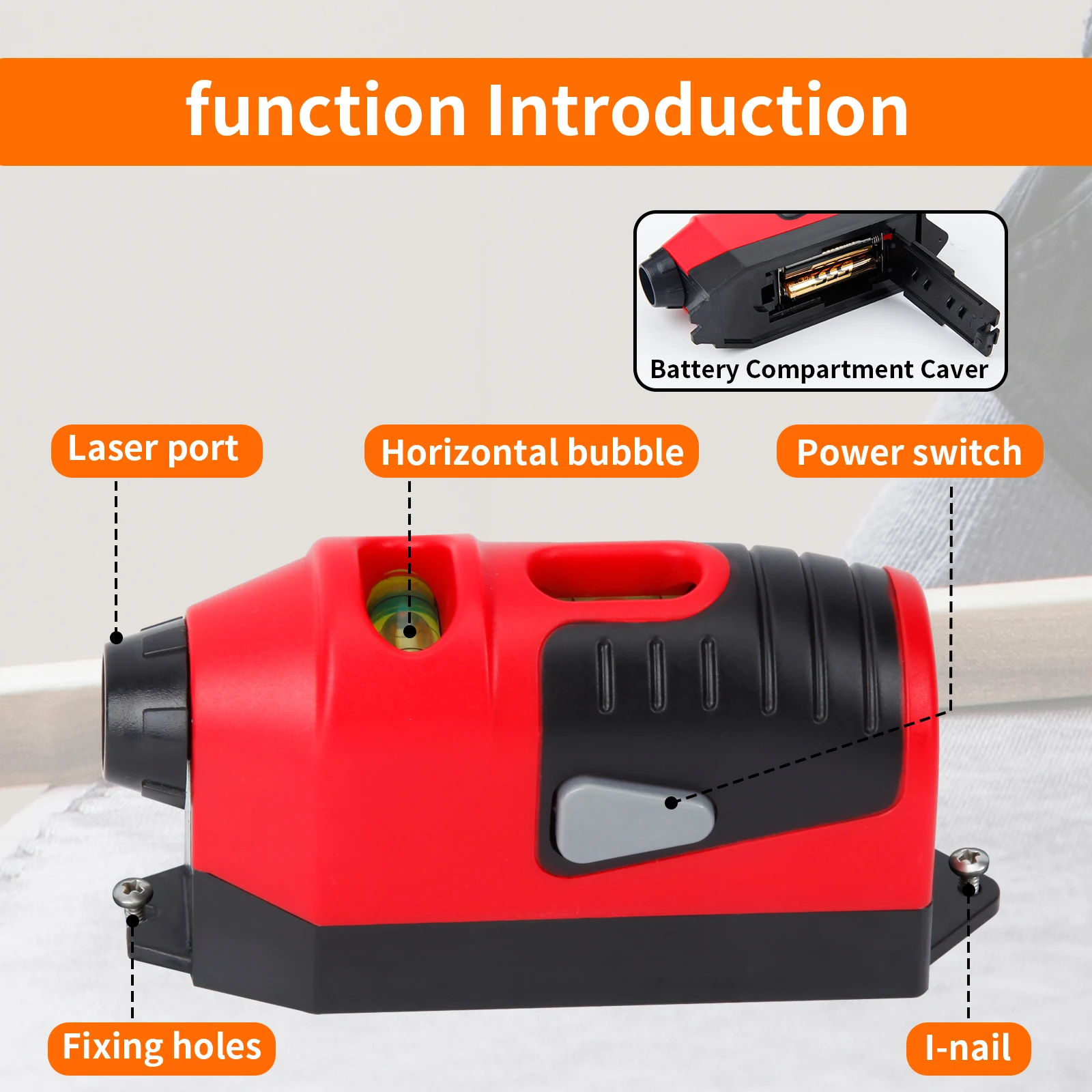 Laser Level 1 Line infrared laser level for home leveling