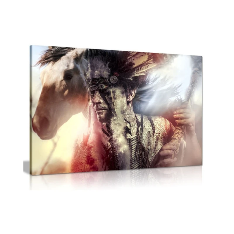 Christmas Reindeer Canvas Wall Art Picture Print Home Decor picture frame wall art painting