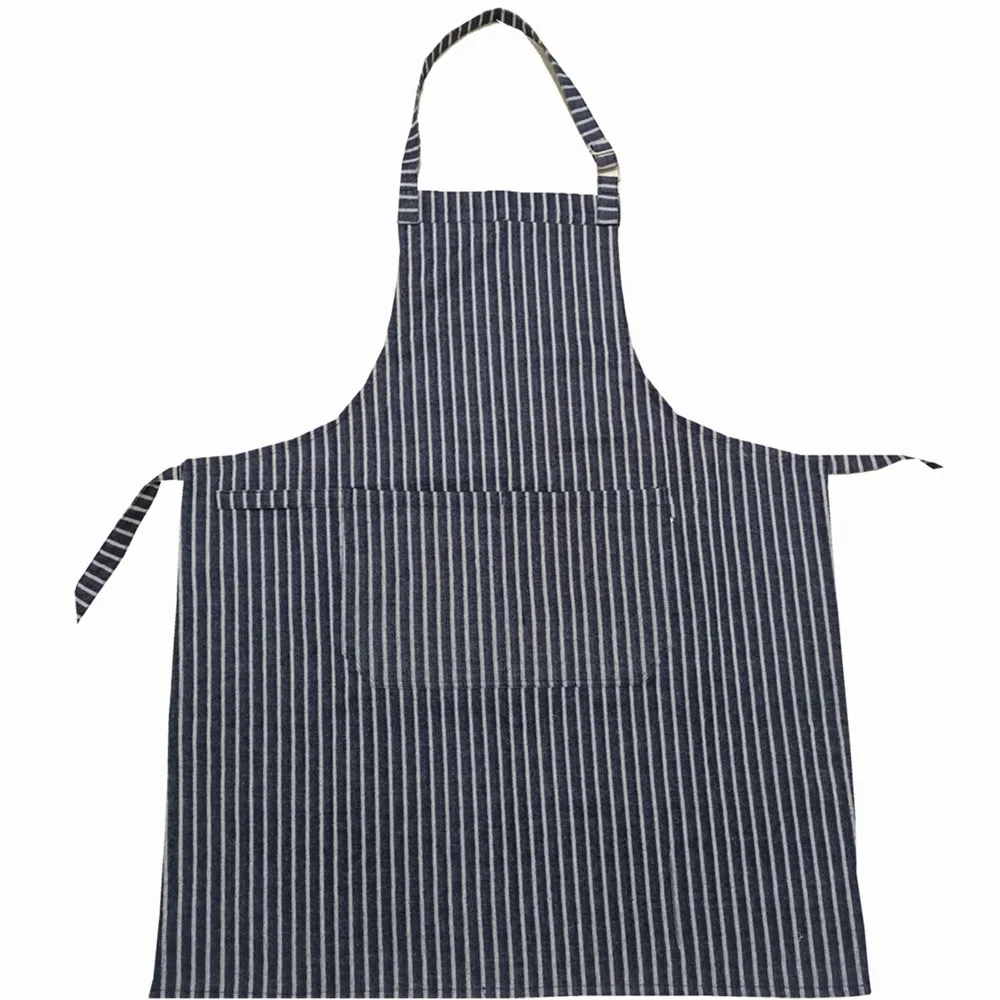 
High quality cotton oil resistance apron for kitchen hotal and coffee shop wholesale 