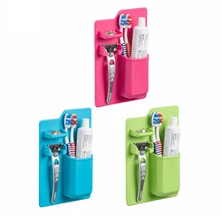 New Product Portable Silicone Bathroom Toothbrush Holder Toothpaste Holder Barber Straight Razor holder