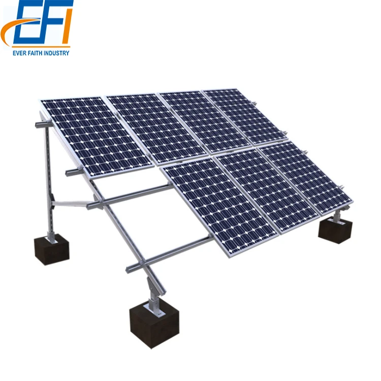  Монтажные кронштейны солнечных батарей pv Монтажный кронштейн балласт структура системы для солнечной