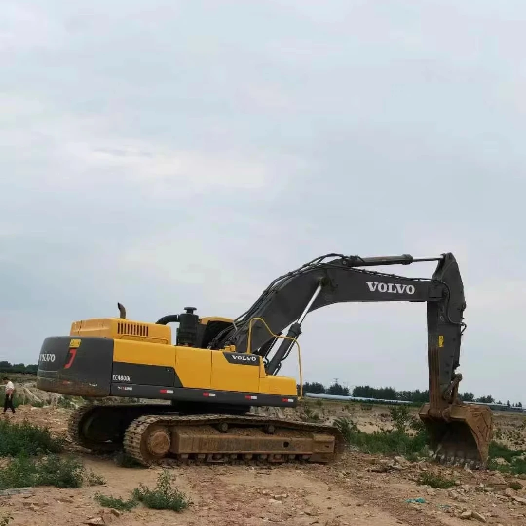 Экскаватор б/у EC480 оригинальный Корея подержанный экскаватор EC480D большой грузоподъемности EC480DL дешево для продажи