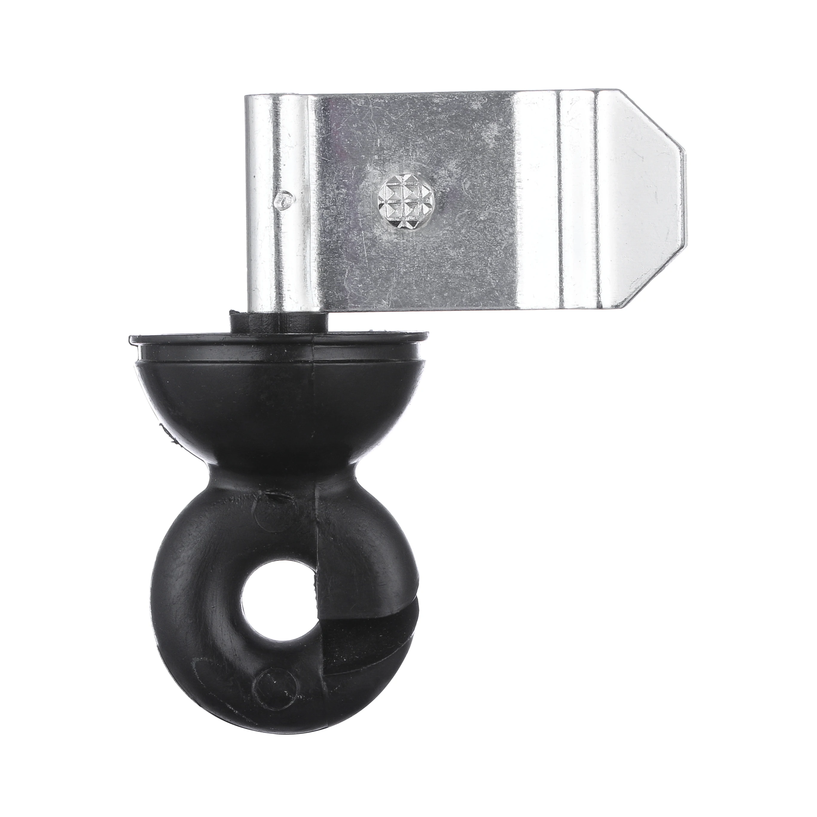 Spring Crimple Insulator For Round Or Oval Steel Wire Impact Resistant Plastic Electric Fence Wire