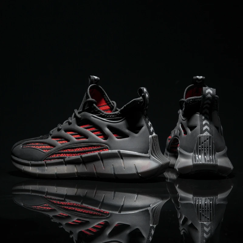 Sports shoes 2021 air cushion Popcorn outsole TPU sport running shoes for man