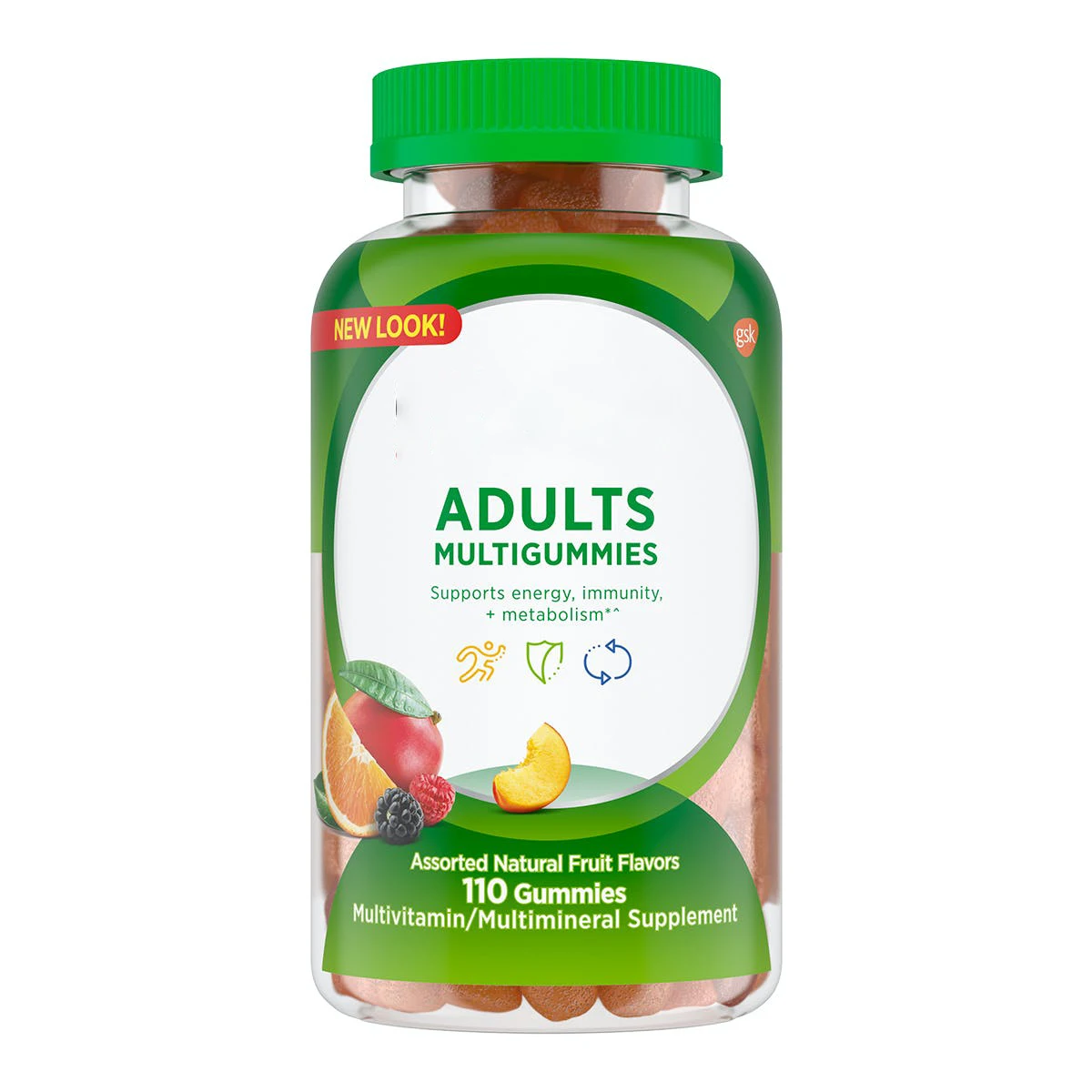 Vegetarian Chewable Multivitamin Gummies Candy Foods Supplement For Overall Health Supports Healthy Energy Production