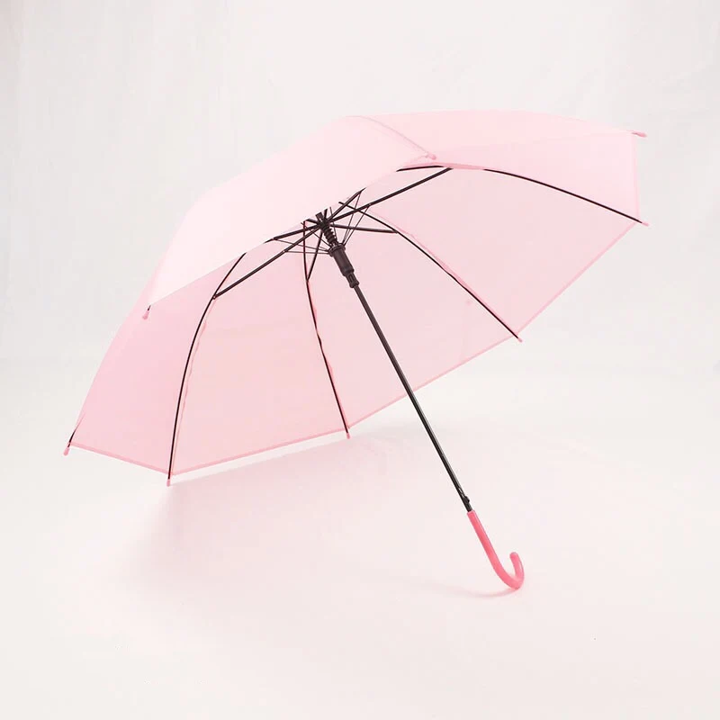 Clear kid umbrella transparent waterproof PVC  fashionable umbrella parasol for student kid pvc umbrella
