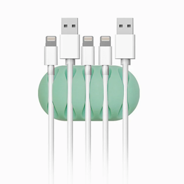 Держатель кабеля USB Органайзер зажимы для управления связями набор кабельных зажимов
