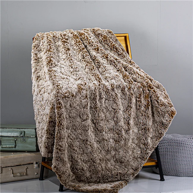 
High quality oem multicolor customized double designs blanket with great packaging 