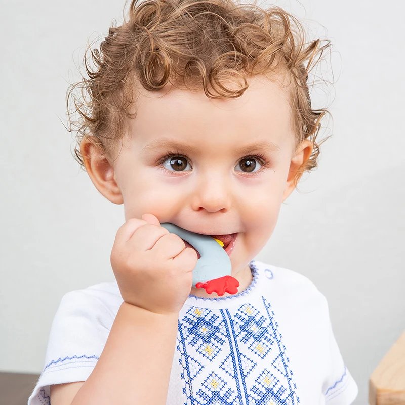 Горячая Распродажа! Животный Мягкий Пользовательские Формы Силиконовые Прорезыватели для зубов пищевой оптом Прорезыватель для зубов, силиконовые детские наручные Прорезыватель для зубов