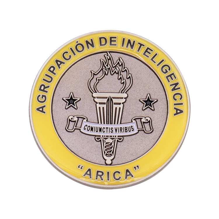 Best Sellers Commemorative Big Coin Plate Set Challenge Coin Plated Hard Enamel Gold Custom Collectibles