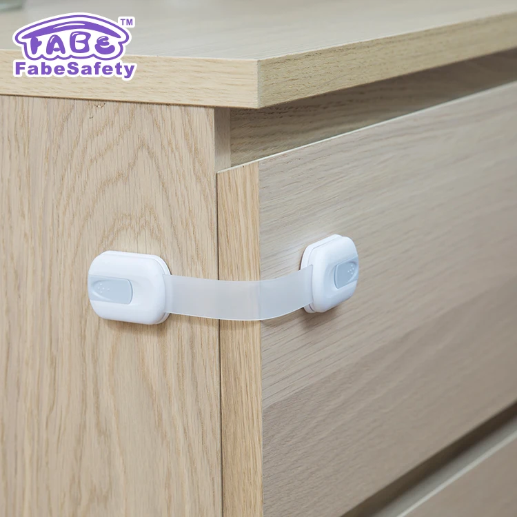 Trending Home Use Safety Cabinet with Double-Headed Push Button ABS Material for Baby & Dog Claws Protection